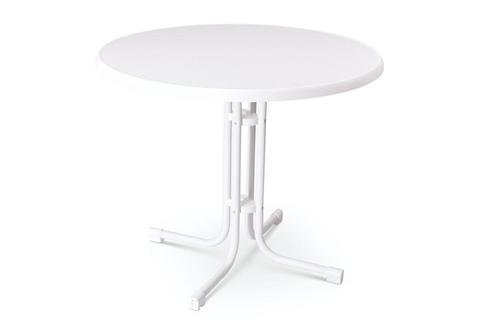 Terrastafel Hawaii | Blad 85cm, Tuin en Terras, Tuintafels, Nieuw, Kunststof, Rond, Ophalen of Verzenden