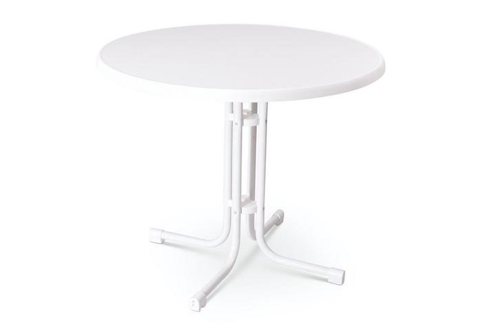 Terrastafel Hawaii | Blad 85cm, Tuin en Terras, Tuintafels, Nieuw, Kunststof, Rond, Ophalen of Verzenden