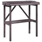 Plantentafel Grijs - 78cm | Retourdeal | 35% Korting!, Tuin en Terras, Bloembakken en Plantenbakken, Nieuw, Ophalen of Verzenden