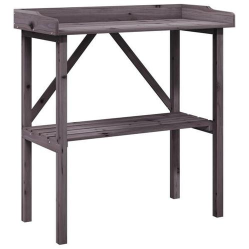 Plantentafel Grijs - 78cm | Retourdeal | 35% Korting!, Tuin en Terras, Bloembakken en Plantenbakken, 60 cm of meer, 60 tot 100 cm