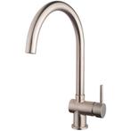 Wiesbaden Caral Keukenmengkraan - Geborsteld Staal, Doe-het-zelf en Verbouw, Sanitair, Ophalen of Verzenden, Nieuw