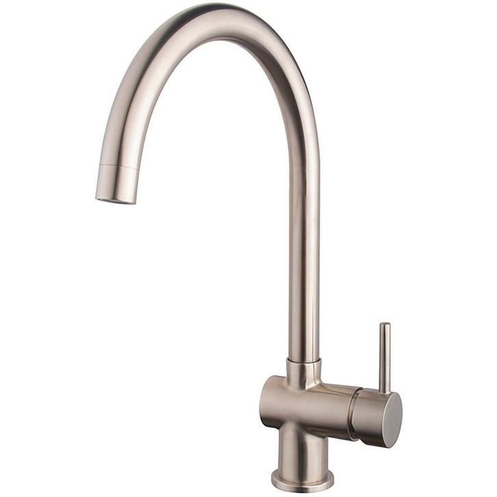 Wiesbaden Caral Keukenmengkraan - Geborsteld Staal, Doe-het-zelf en Verbouw, Sanitair, Nieuw, Ophalen of Verzenden