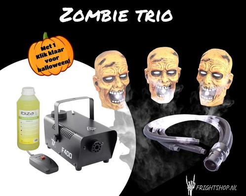 Halloween Set Met Rookmachine Zombie Decoratie, Muziek en Instrumenten, Licht en Laser, Overige typen, Nieuw, Verzenden