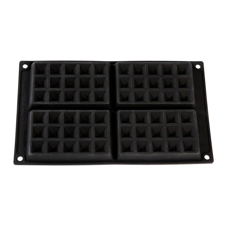 Martellato Siliconen Vorm Wafel 130x81mm (4) 29x17cm, Hobby en Vrije tijd, Taarten en Cupcakes maken, Nieuw, Verzenden
