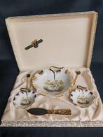 Limoges - Boterschotel (6) - trèfle - Porselein, Antiek en Kunst