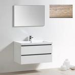 Badkamermeubelset Sanilux Trendline 100x47x50 cm 1 Kraangat, Ophalen of Verzenden, Nieuw, Bad