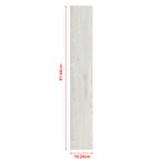 PVC laminaat zelfklevend set van 7 White Oak 0,975 m², Huis en Inrichting, Stoffering | Vloerbedekking, Verzenden, Nieuw
