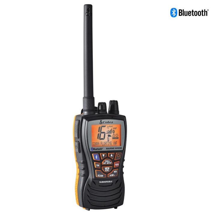 Cobra Marine HH500 Handmarifoon, Bluetooth en Rewind, Watersport en Boten, Navigatiemiddelen en Scheepselektronica, Nieuw, Ophalen of Verzenden
