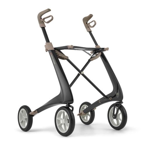 byACRE Carbon Ultralight Rollator met weekendtas - Zwart L, Diversen, Verpleegmiddelen, Nieuw, Ophalen of Verzenden