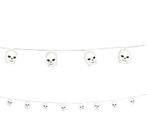 Halloween Lichtslinger Doodshoofden 1,8m, Hobby en Vrije tijd, Verzenden, Nieuw