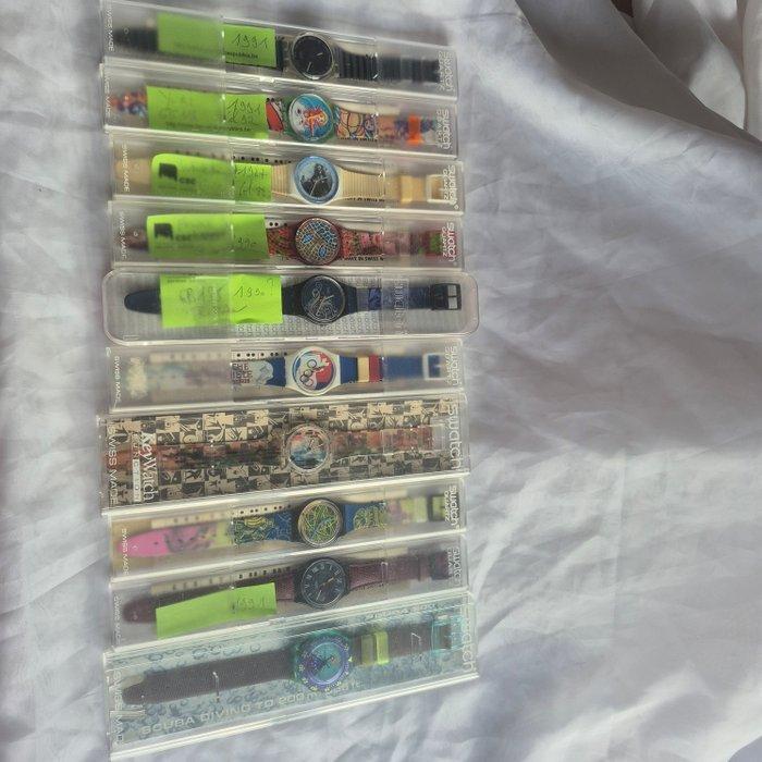 Swatch - Swatch 10 watchs NOS - Zonder Minimumprijs - Unisex, Sieraden, Tassen en Uiterlijk, Horloges | Heren