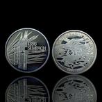 Zwitserland. Proof 2x 5 Fancs Coins (Gotthard Railway /