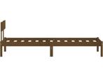 vidaXL - Bedframe - massief - grenenhout - honingbruin -, Verzenden, Nieuw