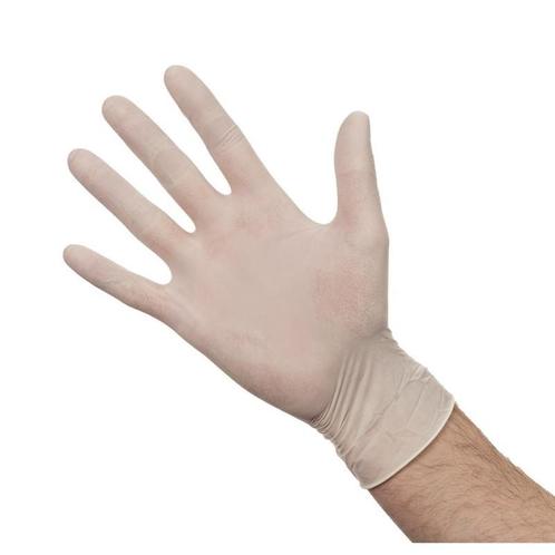 Latex handschoenen wit gepoederd XL (100 stuks), Huis en Inrichting, Keuken | Keukenbenodigdheden, Verzenden