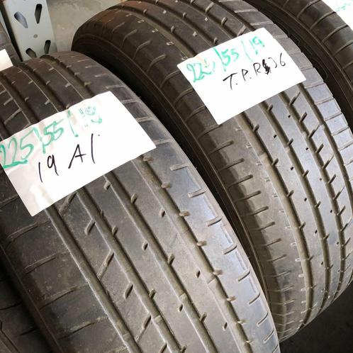 2 x Toyo Proxes 225-55-19 Zomerbanden 5,5mm, Auto-onderdelen, Banden en Velgen, 19 inch, Zomerbanden, 225 mm, Personenwagen, Gebruikt