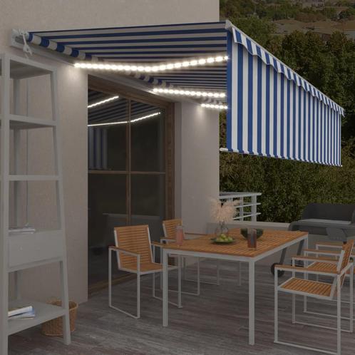 vidaXL Luifel automatisch rolgordijn LED windsensor 6x3 cm, Tuin en Terras, Zonneschermen, Nieuw, Verzenden