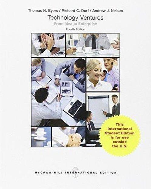 Technology Ventures 9781259252754 Thomas H. Byers, Boeken, Overige Boeken, Zo goed als nieuw, Verzenden