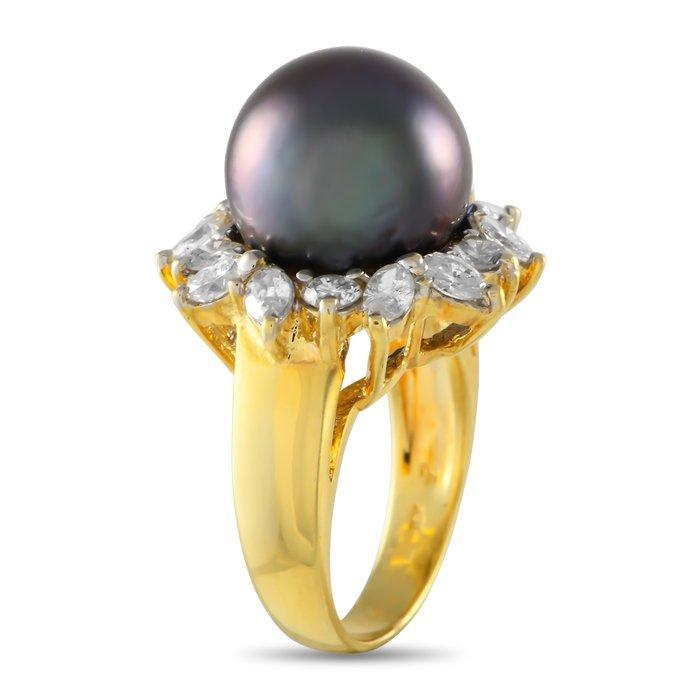 Ring - 18 karaat Geel goud, 18-karaats geel goud 1,76 ct, Sieraden, Tassen en Uiterlijk, Ringen