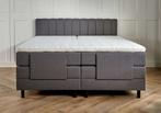 ACTIE! Elektrische boxspring Vienna 160 200 Antraciet, Verzenden, 200 cm, 160 cm, Nieuw