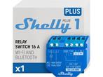 Veiling - 6x Shelly Plus 1, WiFi & Bluetooth Slimme Relais S, Doe-het-zelf en Verbouw, Elektra en Kabels, Nieuw