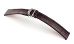 Horlogeband Baume &amp; Mercier Rhone Donkerbruin, Ophalen of Verzenden, Nieuw