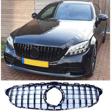 Grill voor mercedes c klasse w205 facelift glanzend zwart beschikbaar voor biedingen