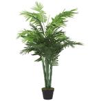 vidaXL Kunstplant palmboom 28 bladeren 120 cm groen, Verzenden, Nieuw