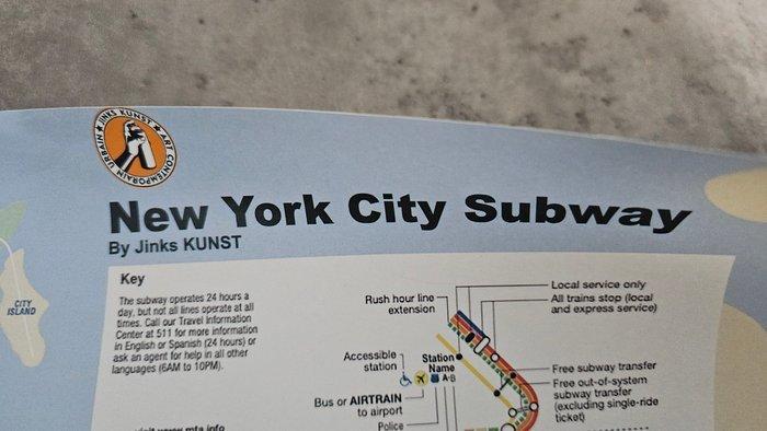Jinks Kunst - RUSH · NYC Subway Map, Antiek en Kunst, Kunst | Schilderijen | Modern