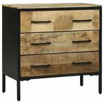 vidaXL Dressoir 70x35x70 cm Massief Ruw Mangohout, Huis en Inrichting, Kasten | Dressoirs, Verzenden, Nieuw, Overige houtsoorten