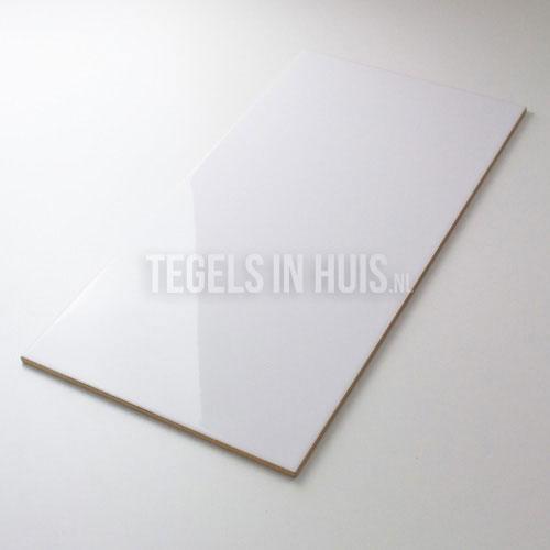 Wandtegel 20x40 glans wit 1.04 wandtegel tegeloutlet, Doe-het-zelf en Verbouw, Tegels, Wandtegels, Nieuw, 10 m² of meer, Ophalen