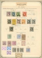 Britse Gemenebest - Sint Lucia, mooi ensemble sinds de, Postzegels en Munten, Gestempeld