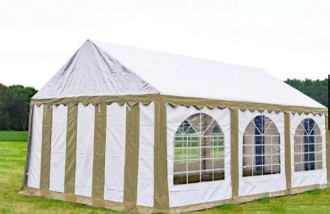 Premium Partytent PVC 4x6x2 mtr in Wit-Beige (4x6 meter), Tuin en Terras, Partytenten, Partytent, Nieuw, 2 meter of meer, Verzenden