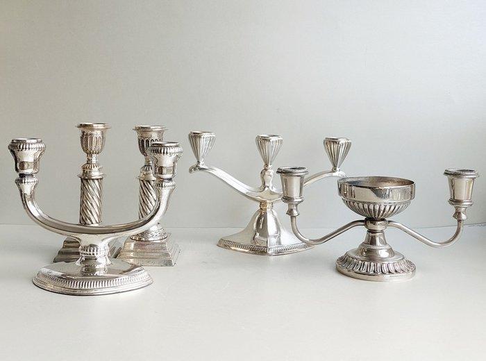 Seba, Wellner, LWMS - Kandelaar (5) - Verzilverd -, Antiek en Kunst, Antiek | Meubels | Tafels