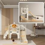 AIYAPLAY Kinderglijbaan, 7-in-1, Peuterglijbaan Met Basketba, Verzenden, Nieuw