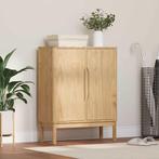 vidaXL Dressoir FLORO Wasbruin 70 x 30 x 70,5 cm Massief, Verzenden, Nieuw, Grenenhout, Minder dan 50 cm
