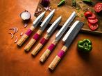 Keukenmes - Kitchen knife set - Olijfhout & pakka-hout,