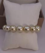 Armband Grote maat - Gouden South Sea Parel - 10x12mm, Nieuw