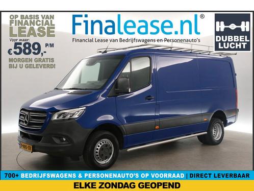 Mercedes-Benz Sprinter 3.0 V6 319CDI L2H1 191PK 3K TG €589pm, Auto's, Bestelauto's, Lease, Automaat, Diesel, Mercedes-Benz, Blauw