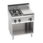 GGM Gastro | Gloeiplaat & Gasfornius - 17,5 kW - 2-pits |, Verzenden