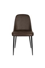 Eetkamerstoel - Joep - Bruin - PU-Leer - House of Rebels, Verzenden, Nieuw