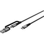 Samsung oplaadkabel | USB C  USB C + USB A | Goobay | 2, Verzenden, Nieuw
