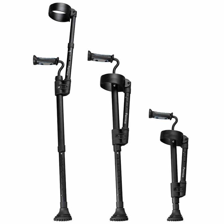 Crutch - Inschuifbare elleboogkruk | Loopkrukken | Ingeschov, Diversen, Verpleegmiddelen, Ophalen of Verzenden