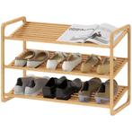 TRUUSK Bamboe Schoenenrek - 3-traps Ontwerp - 30 Kg Draagver, Verzenden, Nieuw