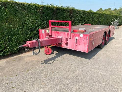 Veiling: Platte aanhanger Hoffman LPR110T 11t 1998, Auto's, Vrachtwagens, BTW verrekenbaar, Overige brandstoffen, Overige kleuren