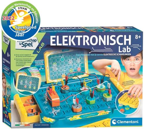 Wetenschap & Spel - Elektronisch Lab | Clementoni - Hobby, Hobby en Vrije tijd, Knutselen, Nieuw, Verzenden