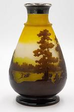 Art Nouveau Emile Gallé Cameo glass vase - 1890/1900 - Vaas