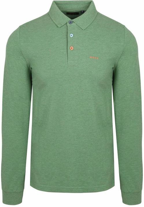 NZA Longsleeve Polo Marshall Classic Army maat 3XL Heren, Kleding | Heren, Polo's, Groen, Nieuw, Overige maten, Verzenden
