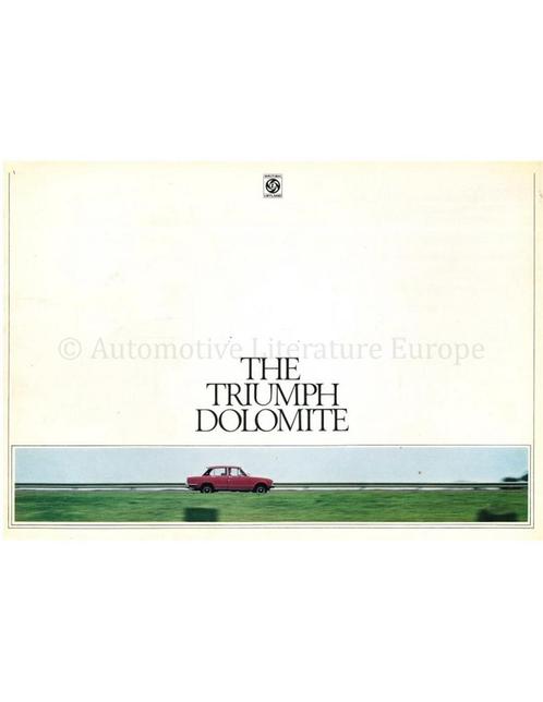 1975 TRIUMPH DOLOMITE BROCHURE NEDERLANDS, Boeken, Auto's | Folders en Tijdschriften