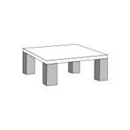 Salontafel T14-L Toornwerd - salontafel, Huis en Inrichting, Tafels | Salontafels, Nieuw, Overige materialen