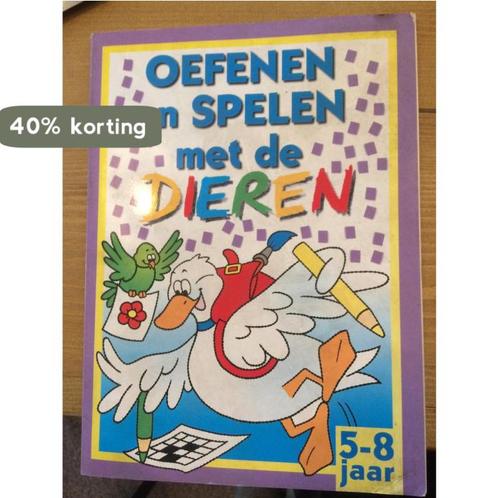 Educatief leer en oefenboek|Spelen en leren met de dieren, Boeken, Kinderboeken | Jeugd | onder 10 jaar, Gelezen, Verzenden